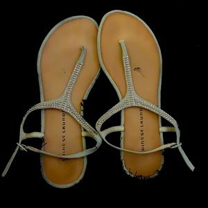 Rhinestone Sandals Size 8